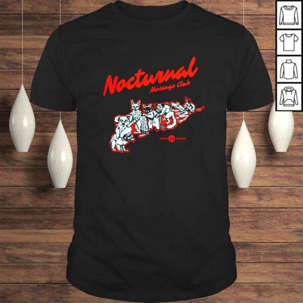 Nocturnal Wonderland Massage Club shirt