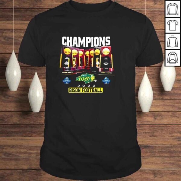 North Dakota State Bison NDSU Trophy 2022 Champions shirt