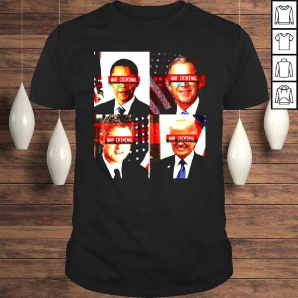 Obama Donald Trump Conspira Merch War Criminals Shirt