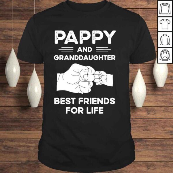 Pappy and granddaughter best friends for life matching shirt