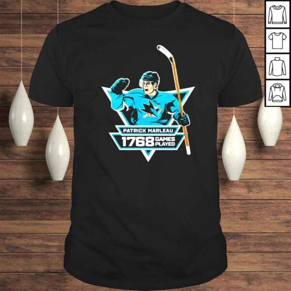 Patrick Marleau 1768 games played shirt