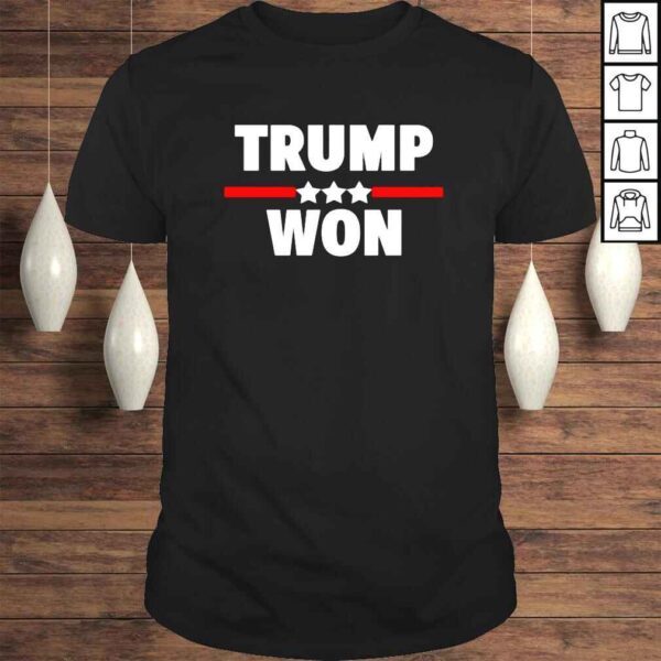 Patriot Takes Trump Won shirt