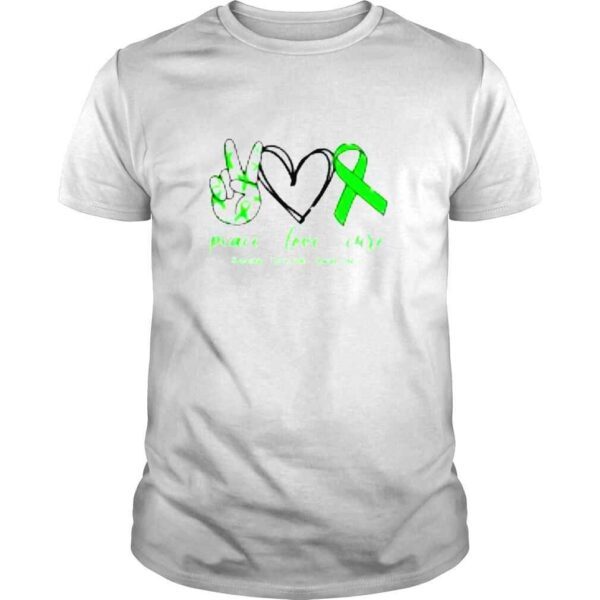 Peace love cure Bipolar Disorder Awareness shirt