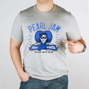 Pearl Jam Deep Arena Ft Worth Texas September 15, 2023 Tour T-Shirts