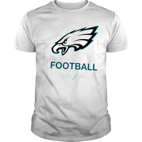 Philadelphia eagles infographic NFL shirt