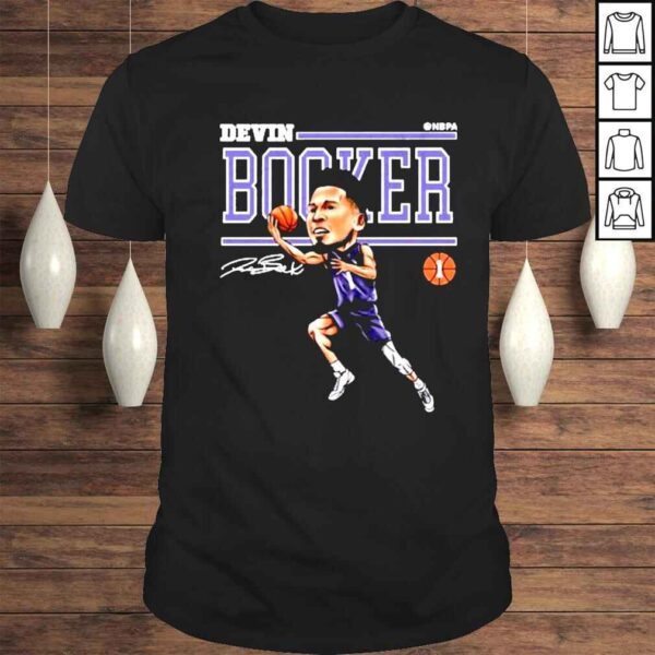 Phoenix Suns Devin Booker Cartoon T Shirt