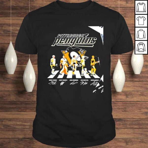 Pittsburgh Penguins Crosby De Smith Domingue Guentzel Lemieux signature Abbey Road 2022 shirt