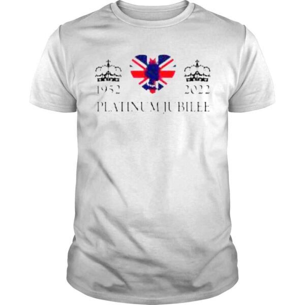 Platinum Jubilee 1952 – 2022 Celebration British Monarch Queen Elizabeth II Union Jack Royal Crown shirt