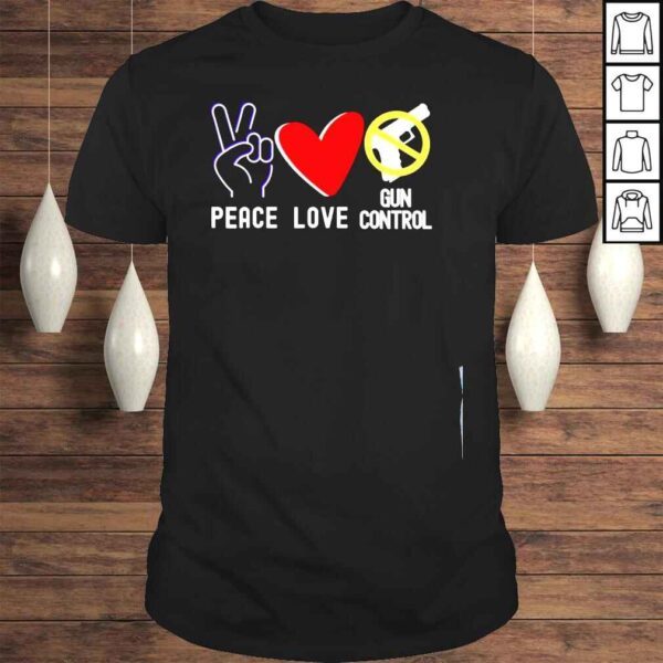 Protect children not guns peace love end gun violence shirt