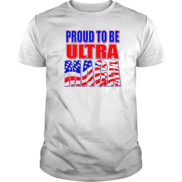 Proud To Be a Trump Supporter USA Flag TShirt