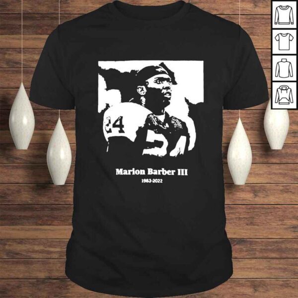 RIP Marion Barber III 19832022 Remembrance shirt