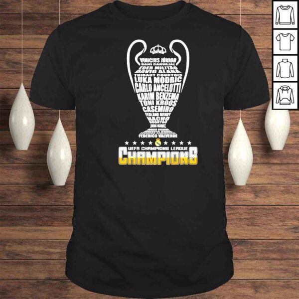 Real Madrid Cup 2022 UEFA Champions League Champions shirt