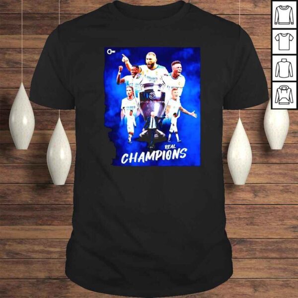 Real Madrid Winners Champions League 2021 2022 Tshirt