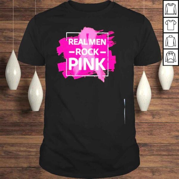 Real Men Rock Pink Shirt