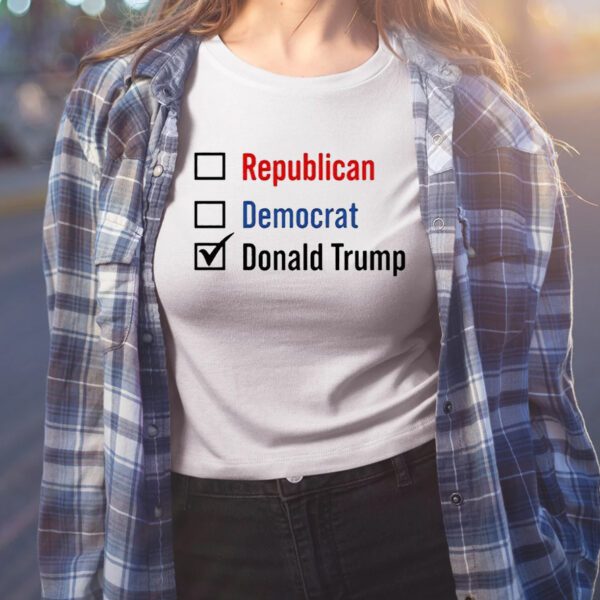 Republican Democrat Donald Trump Shirt