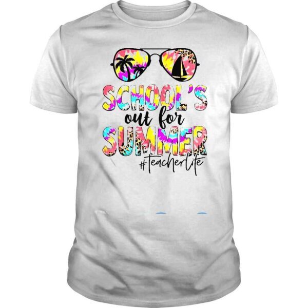 Retro Last Day Of School Schools Out For Summer Teacher Life Shirt