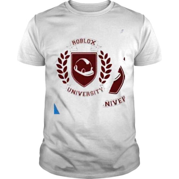 Roblox University logo shirt