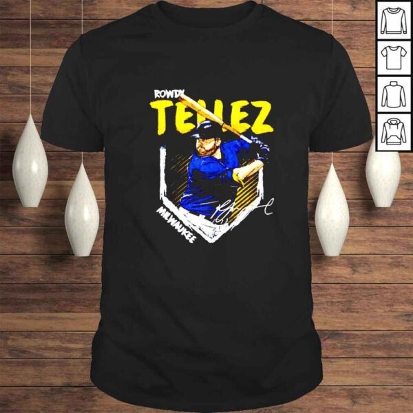 Rowdy Tellez Milwaukee Brewers Base signature shirt