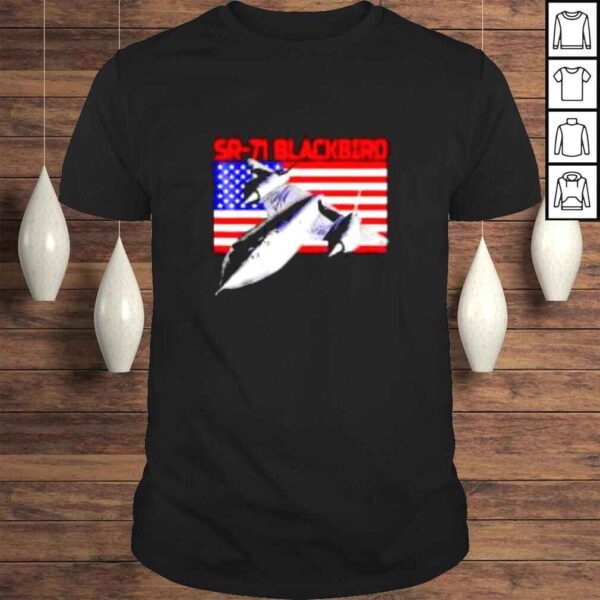 SR71 Blackbird American flag shirt