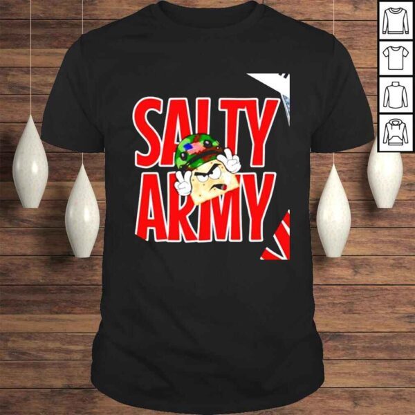 Salty Cracker Big Salty Army salt must flow shirt