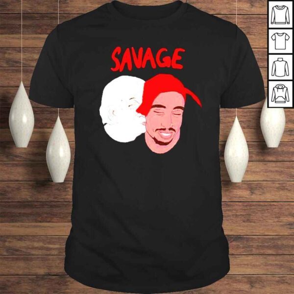 Savage Albert Einstein and Tupac Shakur shirt