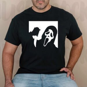 Scream Ghost Face Black & White Box T-Shirtt