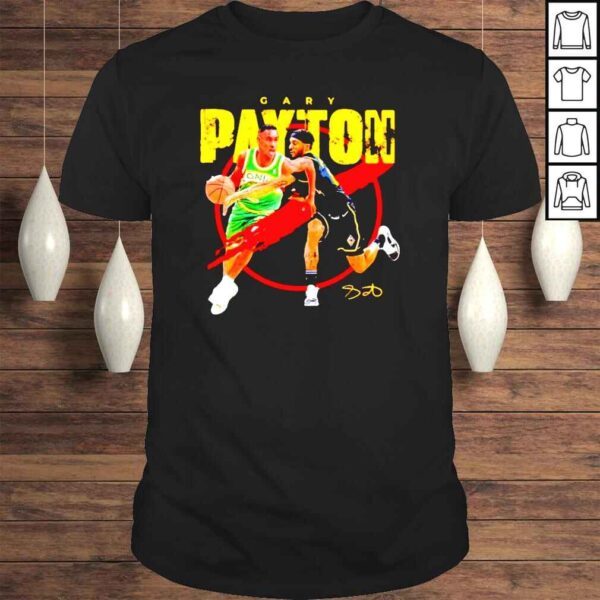 Seattle Supersonics Gary Payton guarded by Gary Payton II shirt