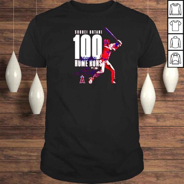 Shohei Ohtani Los Angeles Angels 100th Career Home Run shirt