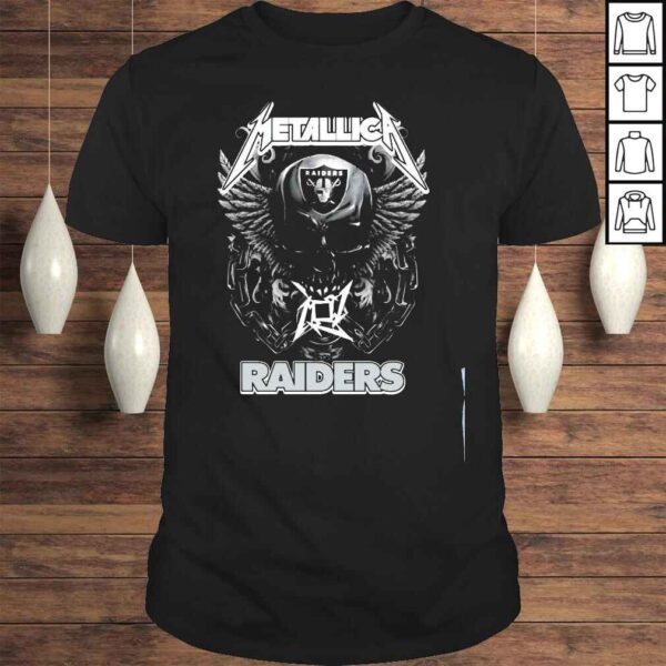 Skull Metallica Oakland Raiders Shirt