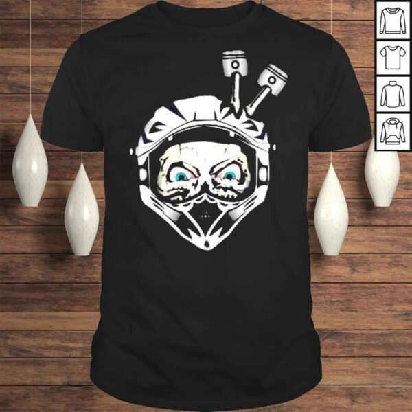 Skull Motorcycle Helmet Logo shirt