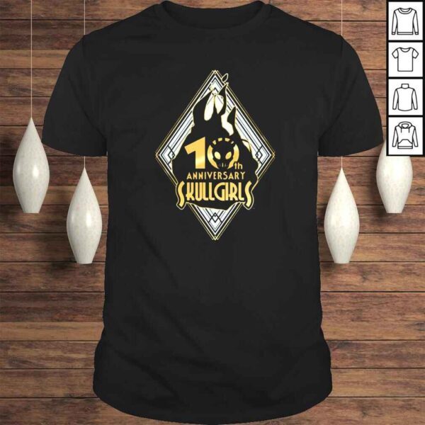 Skullgirls 10th Anniversary shirt