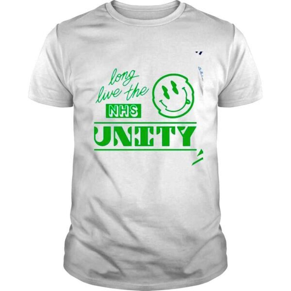 Smile emoji long live the NHS Unity shirt