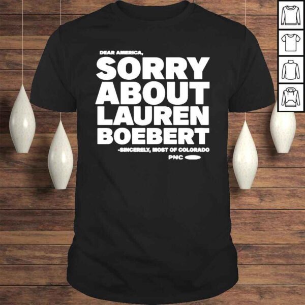 Sorry about lauren boebert shirt