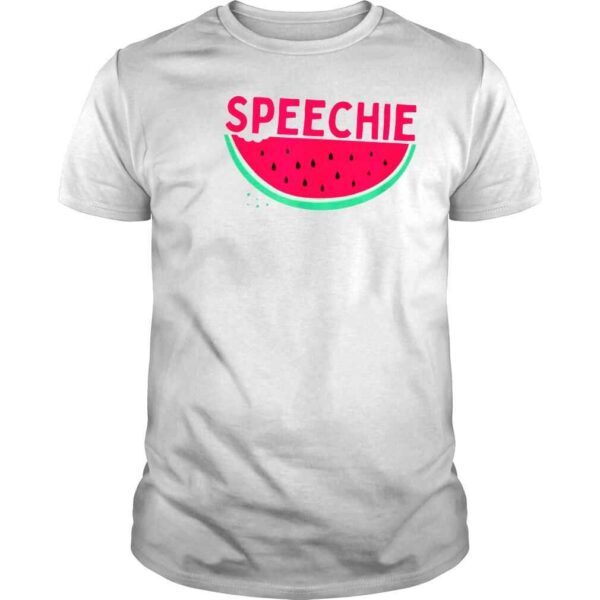 Speechie speech pathology summer therapy shirt