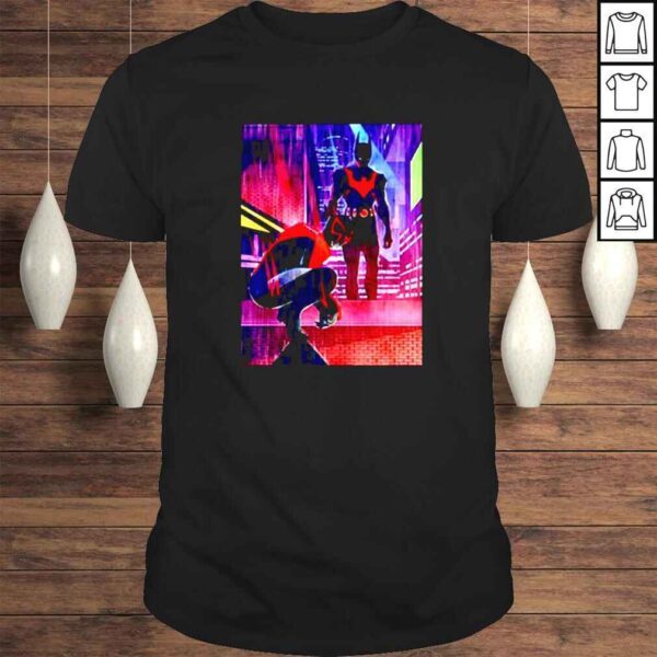 Spiderman 2099 and Batman Beyond shirt