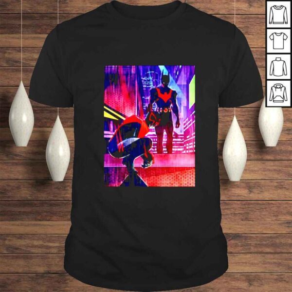 Spiderman and Batman Beyond shirt