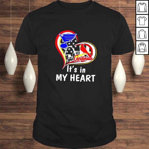 St Louis Blues St Louis Cardinals ItS In My Heart shirt