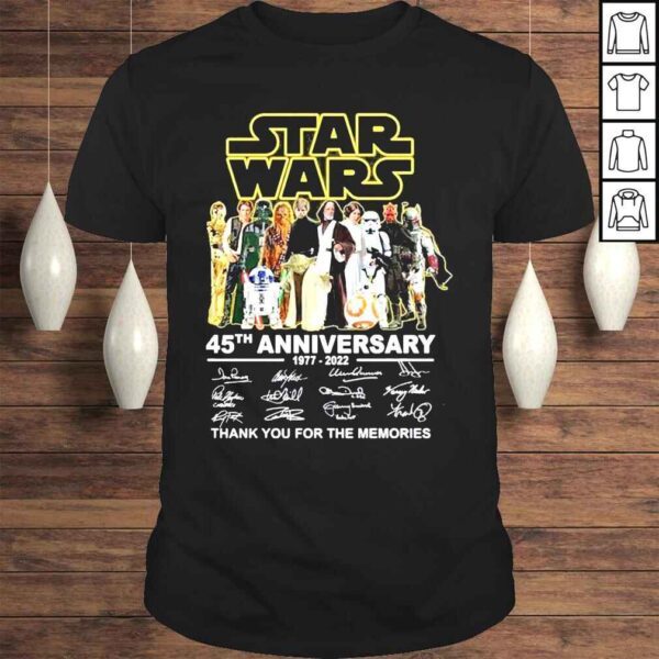 Star War 45th Anniversary Thank You For The Memories Shirt