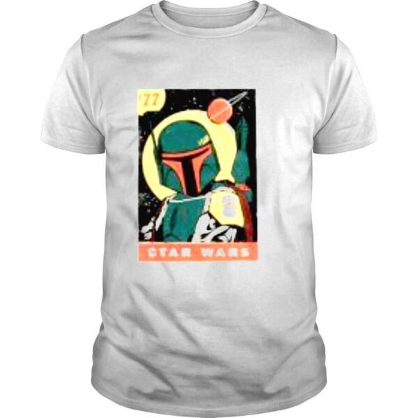 Star Wars Boba Fett Vintage Trading Card 77 Graphic Shirt