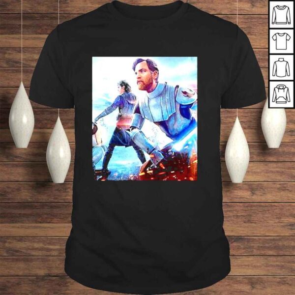 Star wars obI wan kenobI fan art hold lightsaber shirt