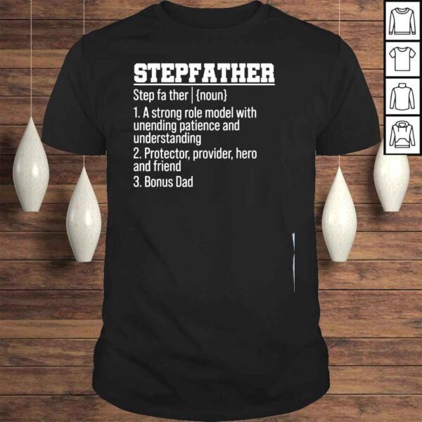 Stepfather noun definition fathers day stepdad fahter dad shirt