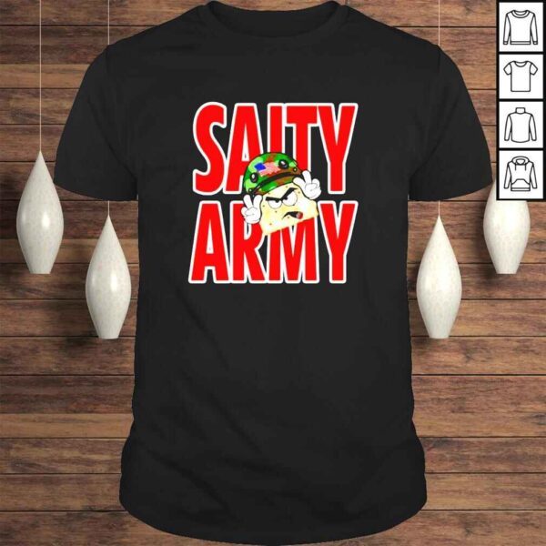 Steph Anie Saity Army shirt