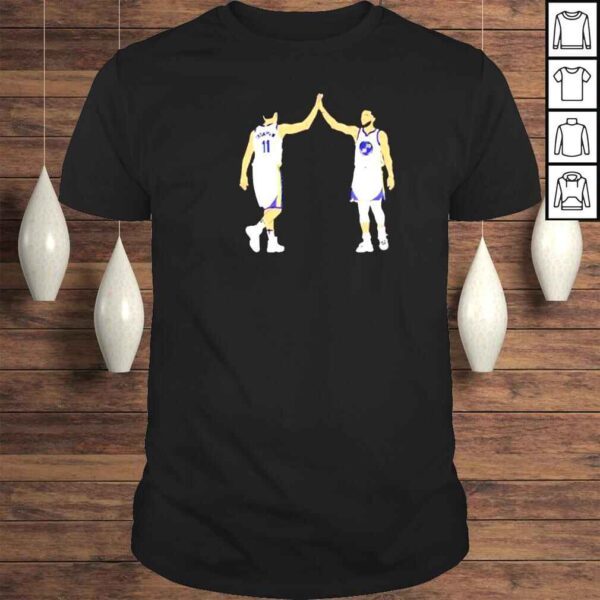 Stephen Curry and Klay Thompson cartoon shirt