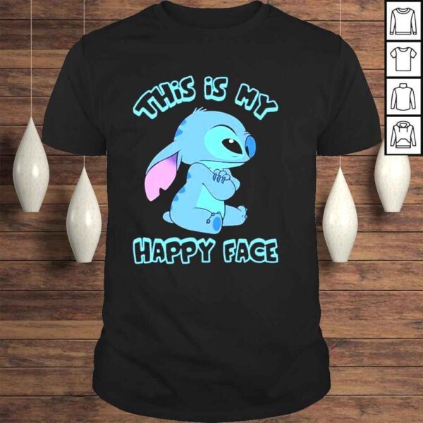 Stitch this is my happy face shirt