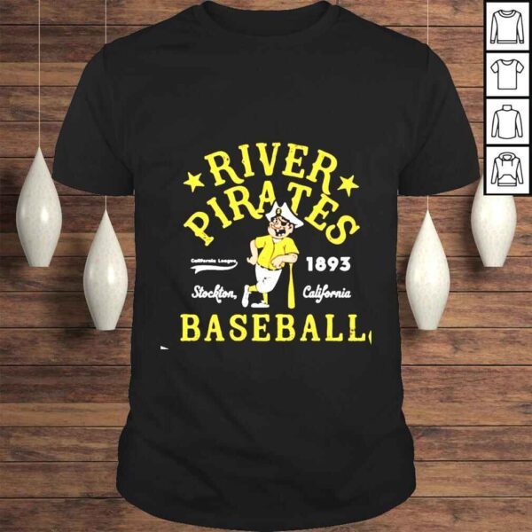 Stockton River Pirates California Vintage Minor League Baseball shirt