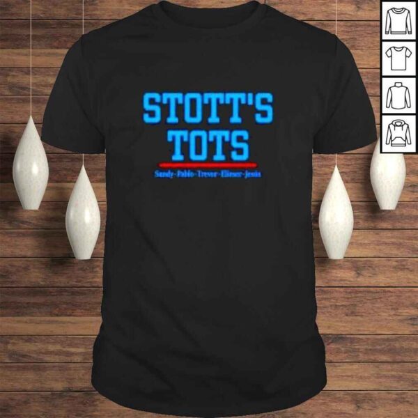 Stott’s Tots Sandy Pablo Trevor Elieser Jesus shirt