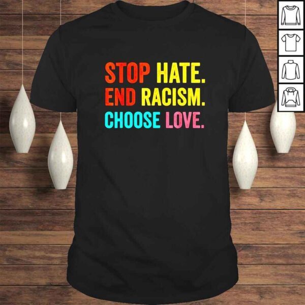 Strong buffalo usa pray for Buffalo stop hate end racism choose love shirt