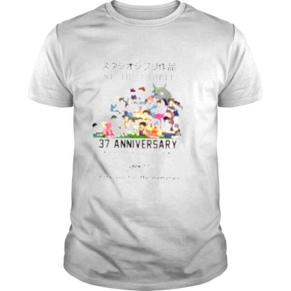 Studio Ghibli 37th Anniversary 19852022 Miyazaki Hayao Signatures Thank You For The Memories Shirt