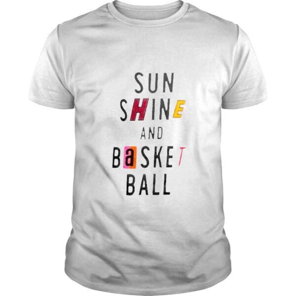 Sunshine And Basketball Miami Heat Shirt