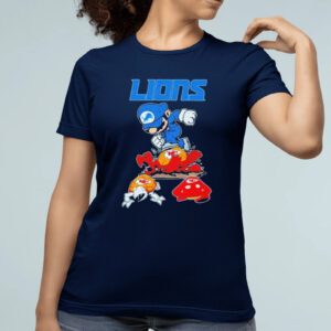 Super Mario detroit lions Kansas city Chiefs 2023 shirt